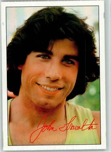 John Travolta - Autogrammkarte der B. keine AK