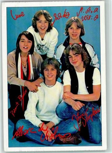 Musikgruppe Teens - Autogrammkarte der B. keine AK Rock / Pop