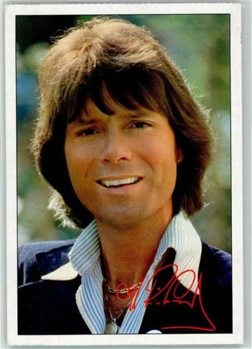 Cliff Richard - Autogrammkarte der B. keine AK