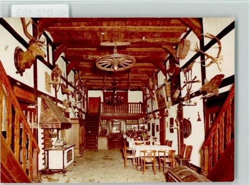 Himmighausen Gaststätte Zum Kukuk Innenaufnahme