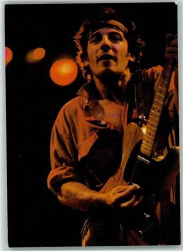 Bruce Springsteen mit Gitarre Star Graphics S 117 AK Rock / Pop
