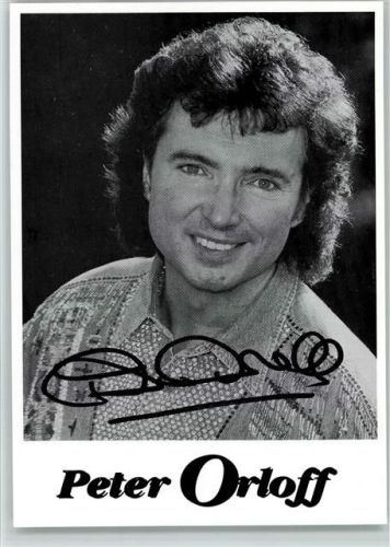 Peter Orloff keine AK Rückseite Musiktitel , keine AK Schlagersänger
