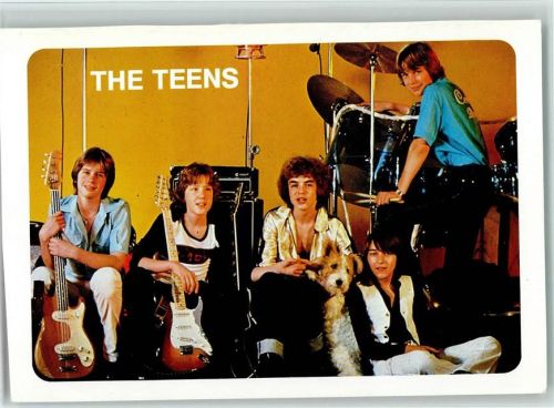 The Teens - Musikgruppe - Rückseite Musiktitel