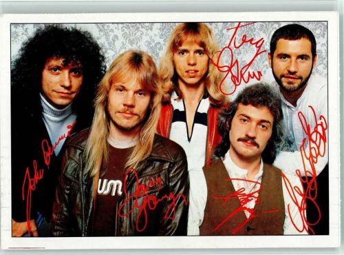 Styx - Musikgruppe, Autogrammkarte der B. keine AK Rock / Pop