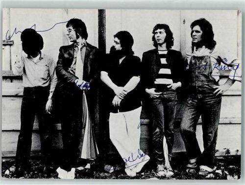Manfred Manns Earth Band Musikgruppe - Rückseite Musiktitel, keine AK Rock / Pop
