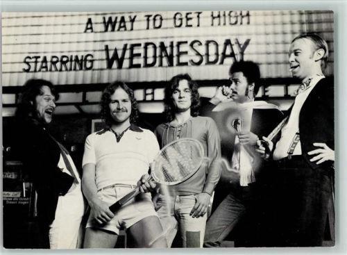 Wednesday Musikgruppe - Rückseite Musiktitel, keine AK