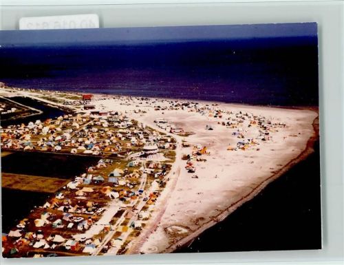 Schillig Luftaufnahme Campingplatz Strand