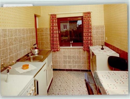 27624 W2852 Ankelohe FOTO KEINE AK Gasthaus Innenaufnahme Küche