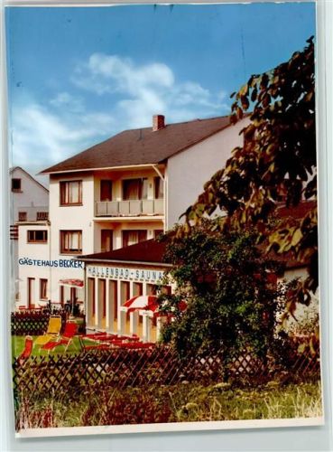 56593 W5453 Krunkel FOTO KEINE AK Gästehaus Becker Pension garni