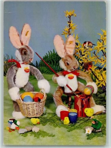 Osterhasen bemalen Ostereier Steiff