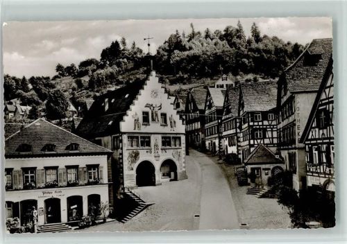 Schiltach Marktplatz und Rathaus