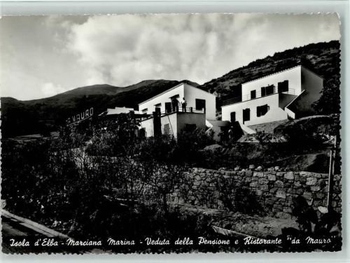 Marciana Marina Isola d´Elba Veduta della Pensione e Ristorente da Mauro
