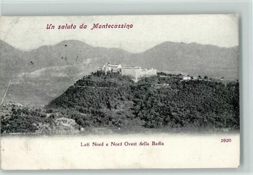 03043 Montecassino Abbazia - Lati Nord e Nord Ovest della Badia