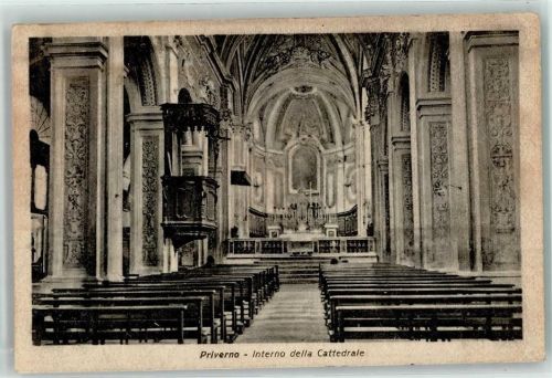04015 Priverno - Interno della Cattedrale Innenaufnahme