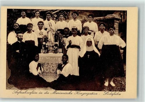 Aufnahmefeier in die Marianische Kongregation Südafrika - Mission