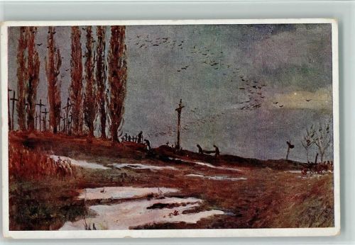 Nr. 448 Rotes Kreuz Kriegsfürsorgeamt WK I AK Kriegsgräber