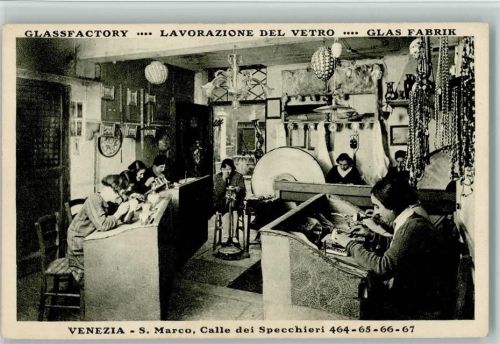 Venezia - Glassfactory - Werkstatt - Berufe , Glaskunst