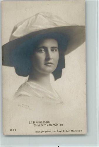 Prinzessin Elisabeth - Hutmode Adel Rumänien