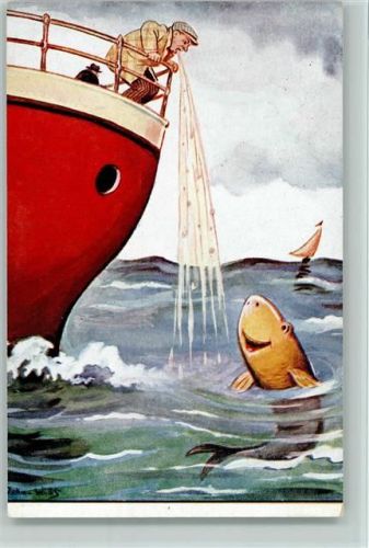Humor - Reisekrankheit - der Hai lacht