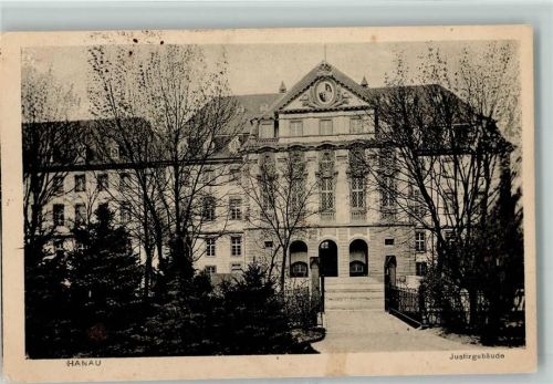 Hanau Justizgebäude 1924 AK