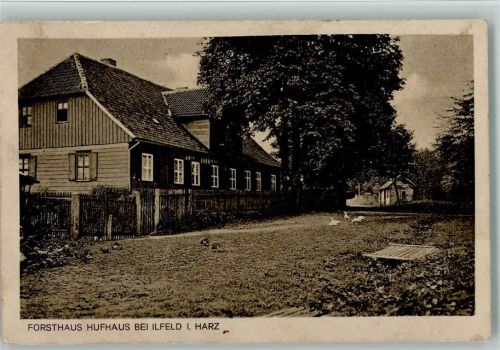 99768 O5505 Ilfeld , Südharz - Forsthaus Hufhaus ca 1918 AK