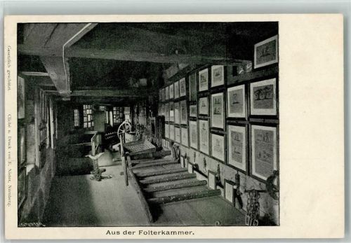 W8500 Nürnberg Aus der Folterkamm ca 1905 AK Folter 1900