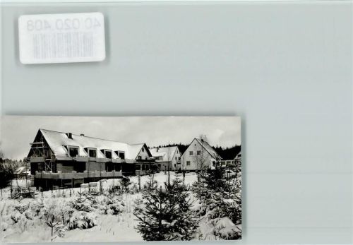 33181 W4798 Bleiwäsche FOTO KEINE AK Haus Waldwinkel Winter