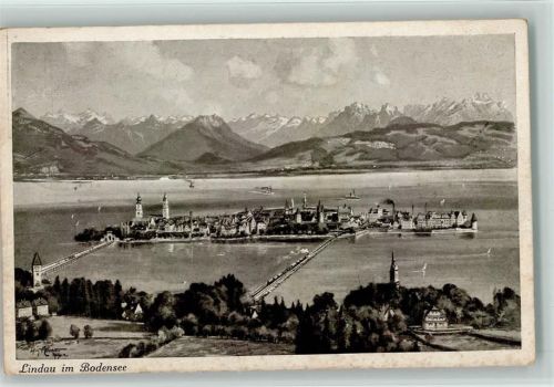W8990 Lindau (Bodensee) Bodensee Moralt, W. Künstlerkarte