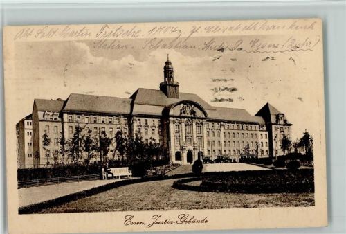 Essen Justiz Gebäude ca 1915 AK