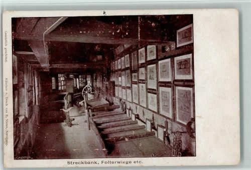 Streckbank und Folterwiege Folter