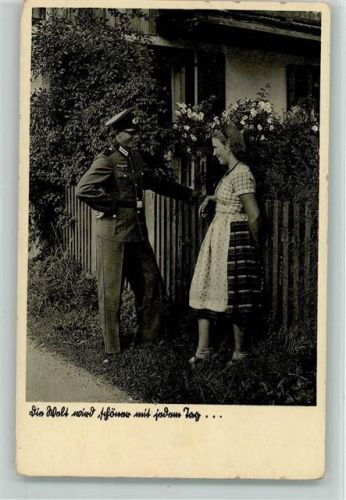 Soldatenliebe - Flirt am Gartenzaun