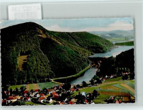 34431 W3538 Helminghausen , Kr Brilon FOTO KEINE AK Luftaufnahme Diemelsee