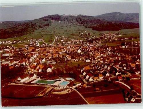 Schnaittach Luftaufnahme Schwimmbad Fußballplatz