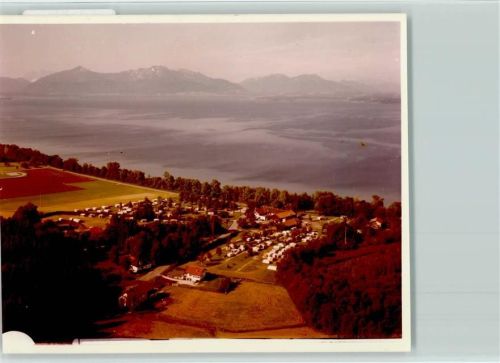 83339 W8224 Ising , Chiemsee FOTO KEINE AK Luftaufnahme Campingplatz