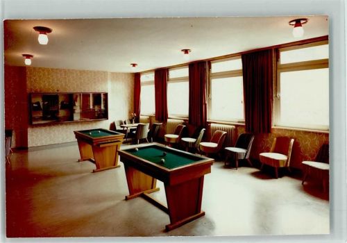 W8623 Staffelstein , Oberfr Spielzimmer in der Heilstätte keine AK Billard