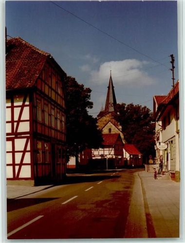 Pattensen Blick zur evangel. Kirche