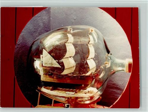 26427 W2943 Neuharlingersiel FOTO KEINE AK Buddelschiffmuseum Innenaufnahme Segelschiff