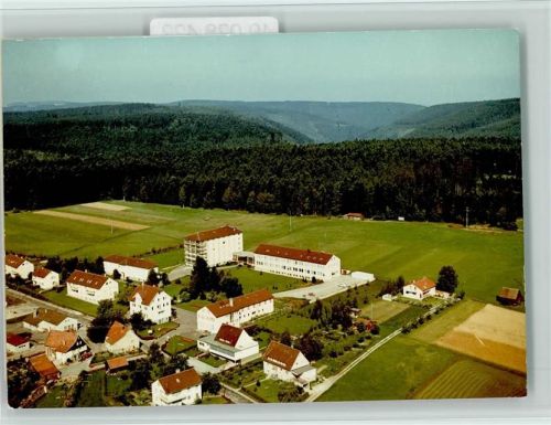 72290 W7298 Schömberg , Kr Freudenstadt FOTO KEINE AK Luftaufnahme Blick auf das Berufsförderungswerk