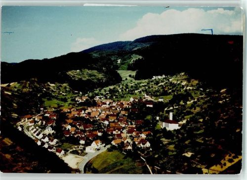 76593 W7562 Lautenbach , Murgtal FOTO KEINE AK Luftaufnahme