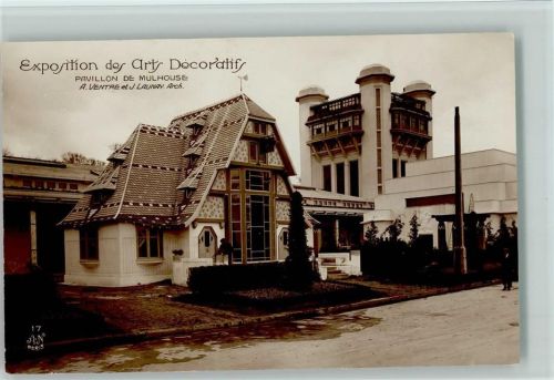 Nr. 17 A.N. Paris - Exposition des Arts Decoratifs - Pavillion Mulhouse - A. Ventre et J. Launay Art Deco