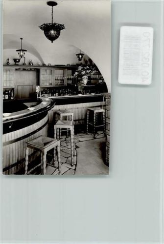 34431 W3538 Bredelar FOTO KEINE AK Innenaufnahme Bar