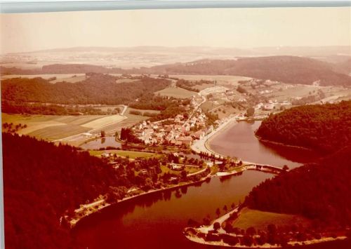 34513 W3544 Nieder-Werbe FOTO KEINE AK Luftaufnahme Edersee