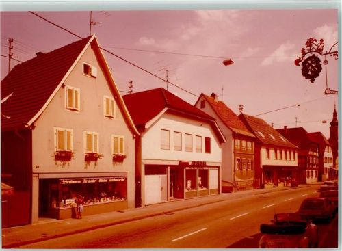 79336 W7834 Herbolzheim , Breisgau FOTO KEINE AK Blick zur Kirche