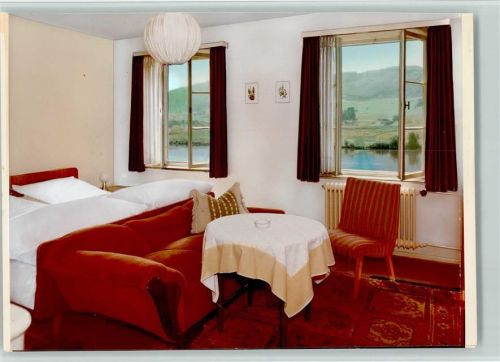54470 W5550 Lieser FOTO KEINE AK Hotel Melm Innenaufnahme Doppelzimmer