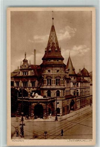 W8000 München Abbildung 1929 AK Löwenbräukeller