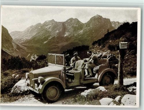 Deutsche Bergwacht Nr. 6 - BW-Wagen die erste ärztliche Versorgung Bergwacht