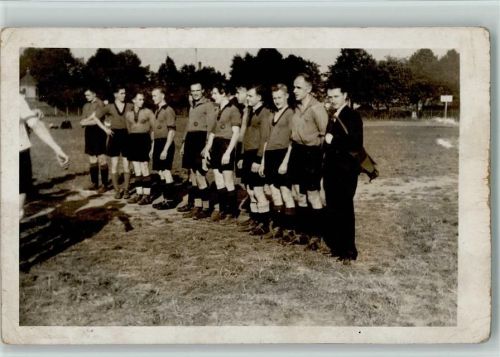 Mannschaftsfoto ca 1936 Foto AK Fußball