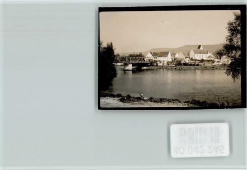 79790 W7897 Rheinheim , Hochrhein FOTO KEINE AK Rheinbrücke