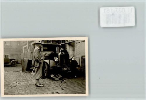 Privatfoto zivil ca 1928 Reparatur