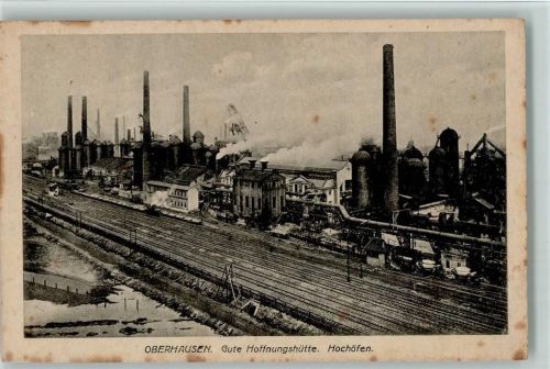 Oberhausen Gute Hoffnungshütte, Hochöfen